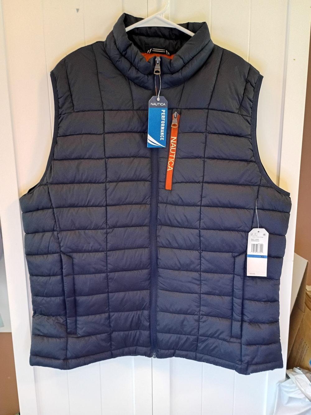 Nautica Men’s Navy Quilted Puffer Vest